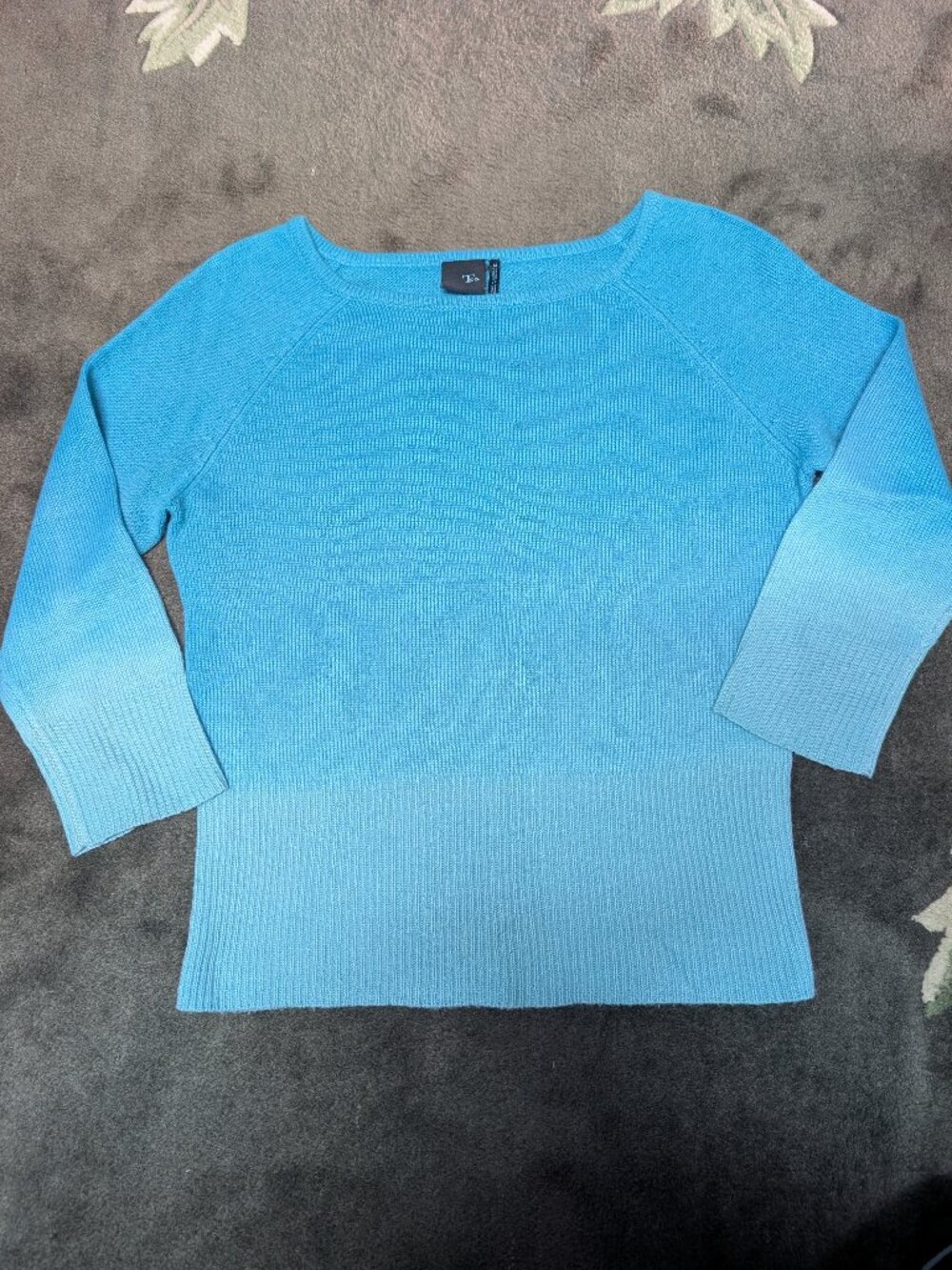 Tiffany Blue Ombre Sweater